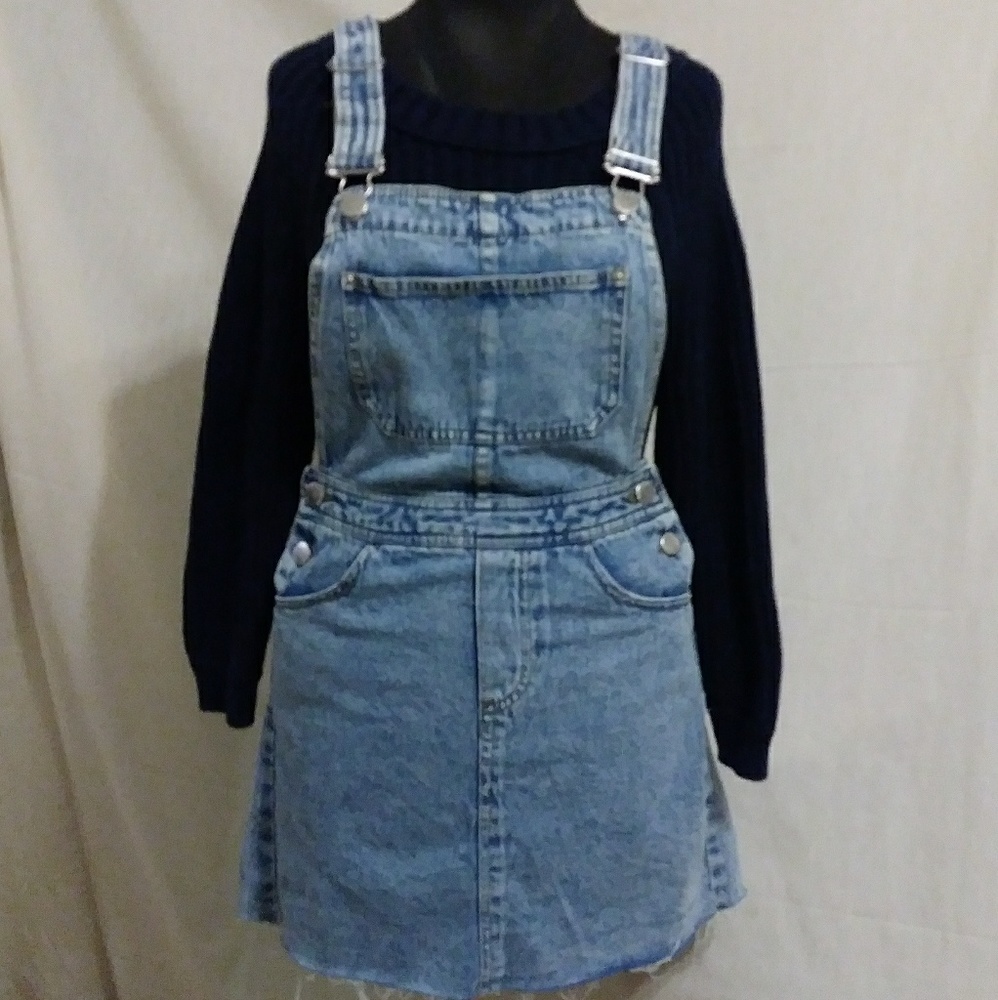 H&M Divided Denim Overall Dress